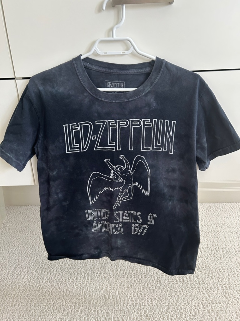 Led Zeppelin- Black Tie-Dye Kids Graphic Tee